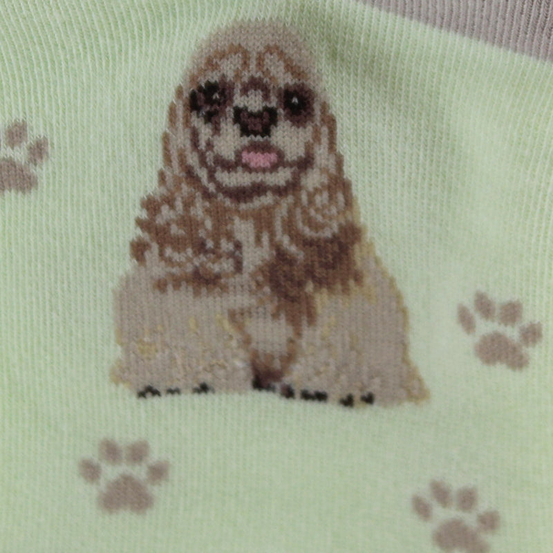 Novelty Socks Cocker Spaniel Happy Tails Sock - - SBKGifts.com