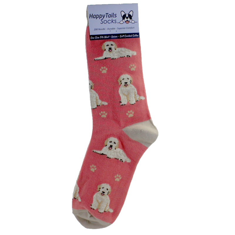 Novelty Socks Goldendoodle Happy Tails Socks Cotton Premium Quality 800Fb134