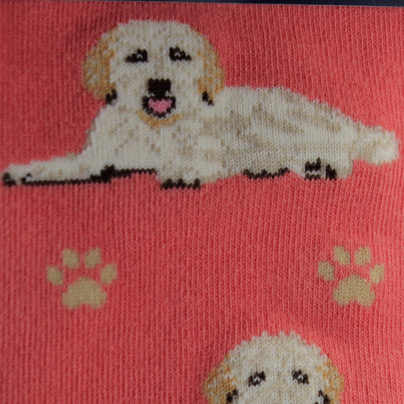 Novelty Socks Goldendoodle Happy Tails Socks - - SBKGifts.com