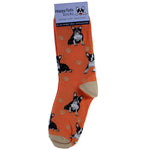 Novelty Socks Boston Terrier Happy Tails Sock Cotton Premium Quality 800Fb76 (49769)