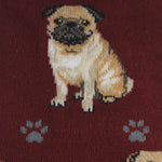 Novelty Socks Pug Happy Tails Socks. - - SBKGifts.com