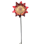 Home & Garden Orange/Red Mosaic Flower Stake Metal Outdoor Decor 12925 (49860)
