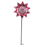 Home & Garden Purple Mosaic Flower Stake Metal Landscape Decor 12926 (49861)