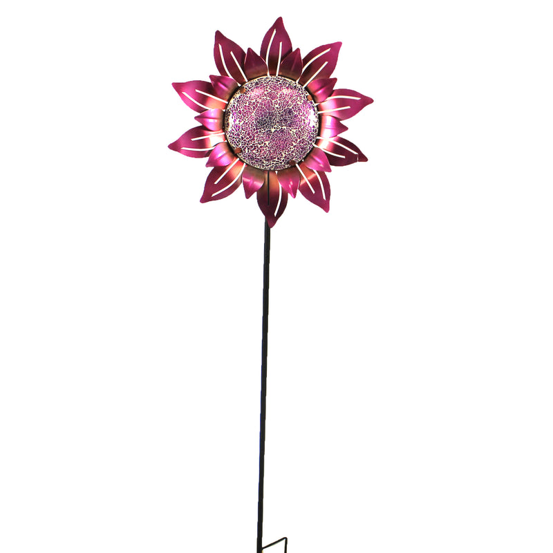 Home & Garden Purple Mosaic Flower Stake Metal Landscape Decor 12926 (49861)