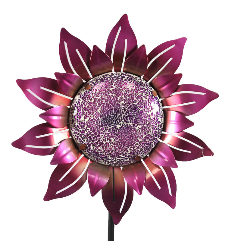 Home & Garden Purple Mosaic Flower Stake - - SBKGifts.com