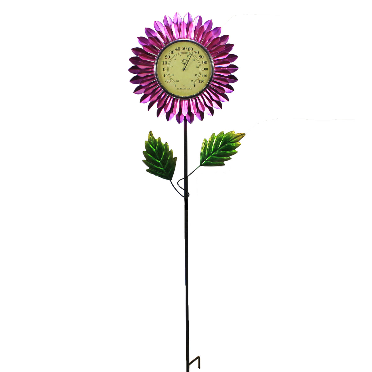 (49867) Pink Daisy Thermometer Stake