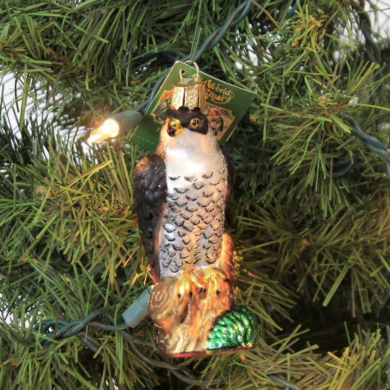 Old World Christmas Peregrine Falcon - - SBKGifts.com