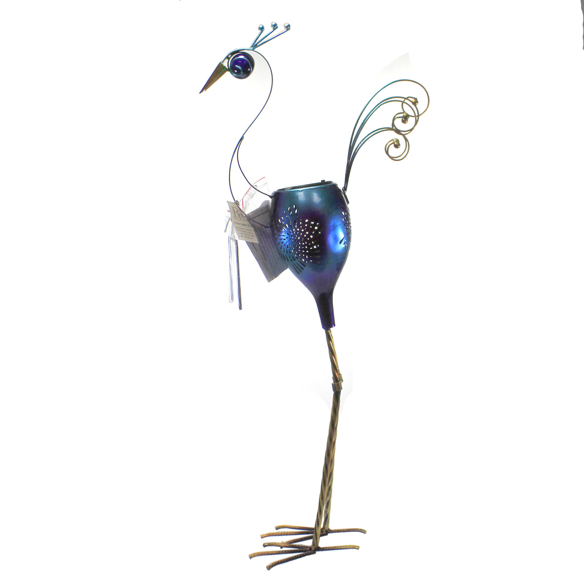 Home & Garden Peacock Shadow Solar Decor - - SBKGifts.com