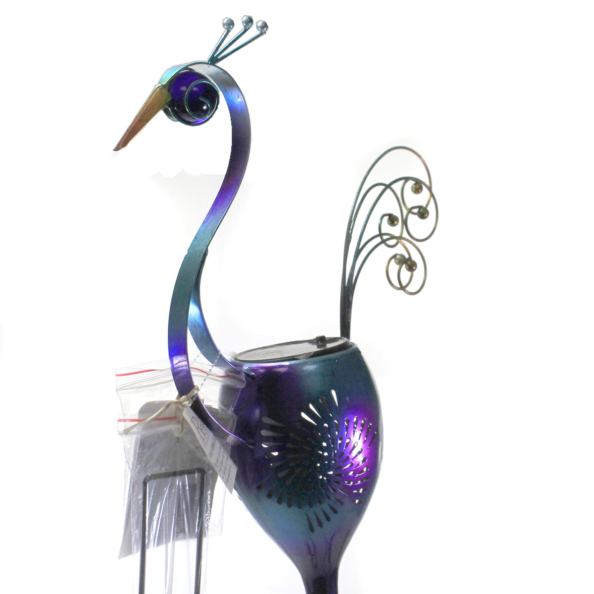 Home & Garden Peacock Shadow Solar Decor - - SBKGifts.com