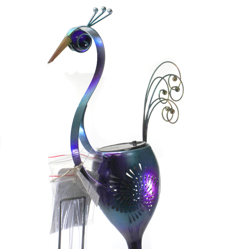 Home & Garden Peacock Shadow Solar Decor - - SBKGifts.com