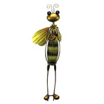 Home & Garden Bee Bottle Bug Solar Stake Metal Yard Decor Bumble 12534*