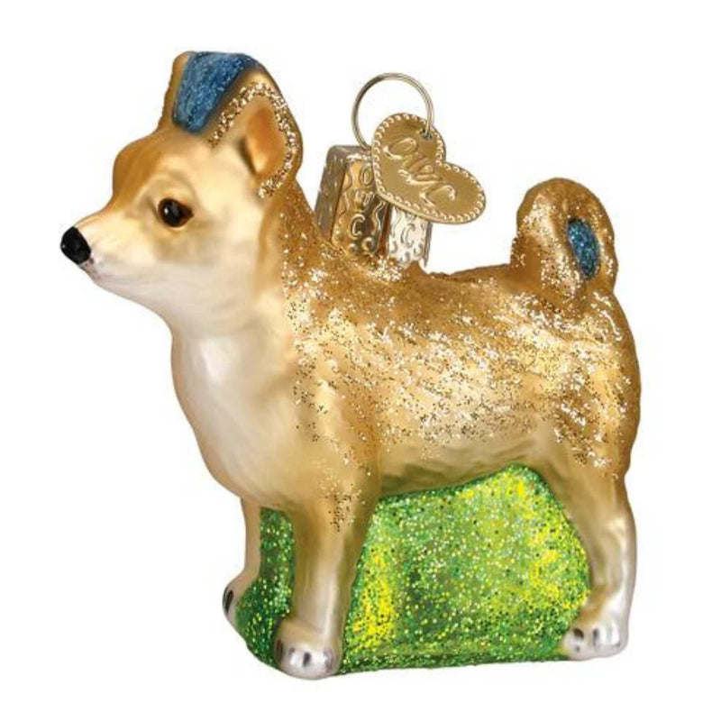 Old World Christmas Chihuahua - One Ornament 2.5 Inch, Glass - Small Dog Breed 12281. (49934)