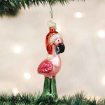 Old World Christmas Yard Flamingo - - SBKGifts.com