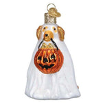 Old World Christmas Trick Or Treat Pooch - One Ornament 3.25 Inch, Glass - Jack-O-Lantern 26088. (49947)