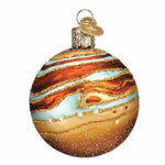 Old World Christmas Jupiter - One Ornament 2.25 Inch, Glass - Solar System Largest Planet 22040 (49957)