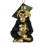 Chimpanzee. - One Ornament 3.25 Inch, Glass - Childlike Nature 12591 (49962)