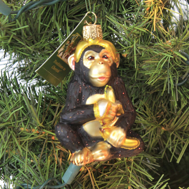 Old World Christmas Chimpanzee. - - SBKGifts.com