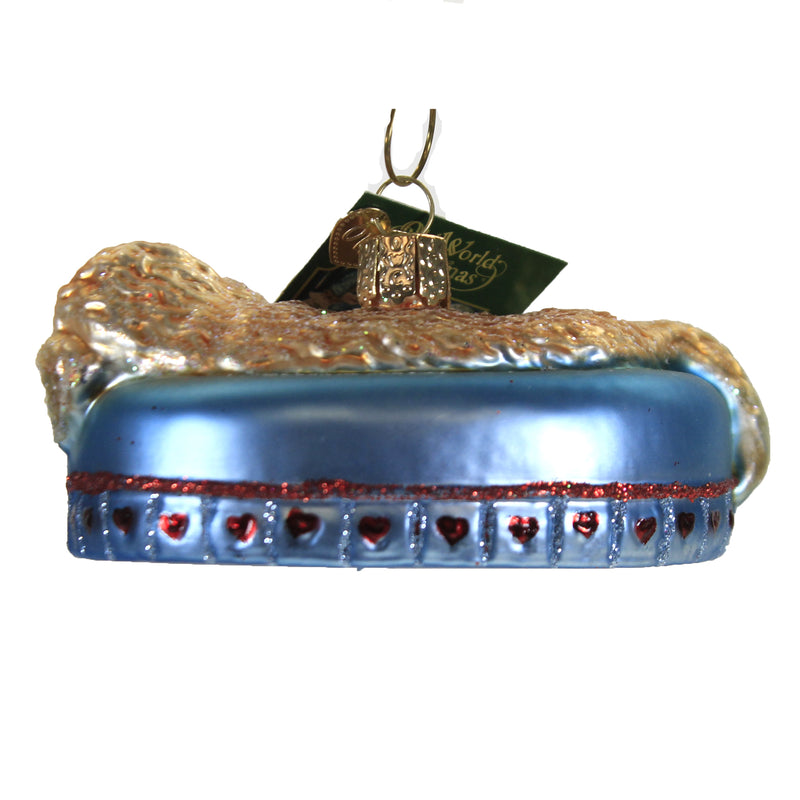 Old World Christmas Sleepy Doodle Dog - - SBKGifts.com