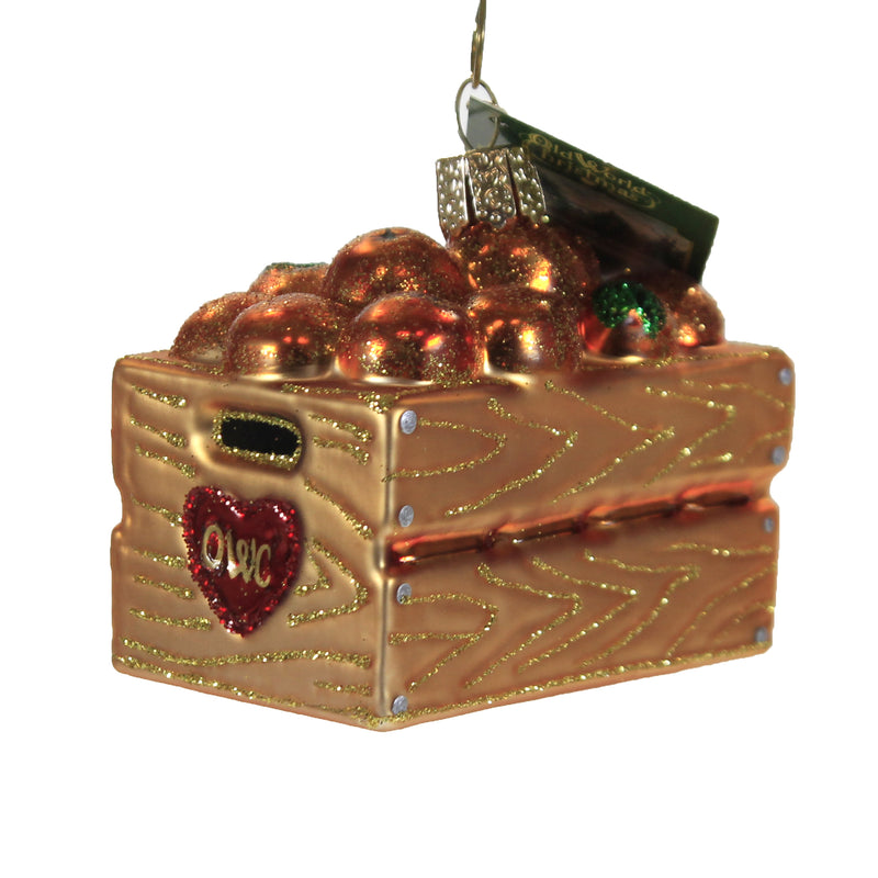 Old World Christmas Crate Of Oranges - - SBKGifts.com