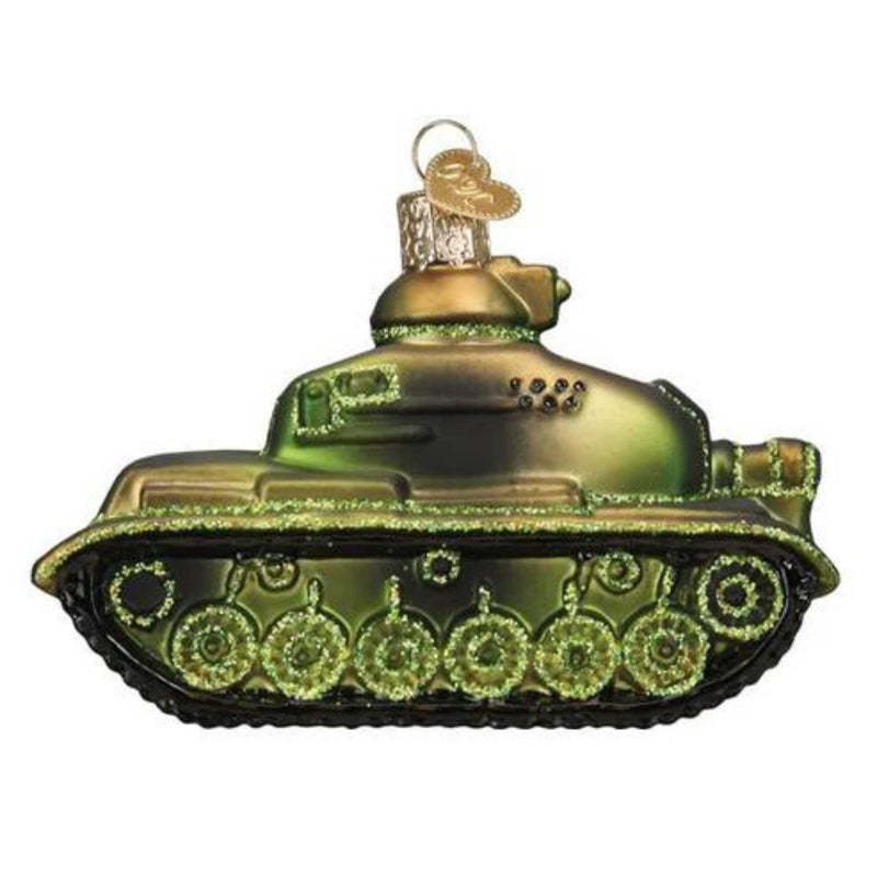 Old World Christmas Military Tank - - SBKGifts.com