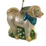 Old World Christmas Doodle Dog Glass Ornament Mans Best Friend Pet 12457. (50002)