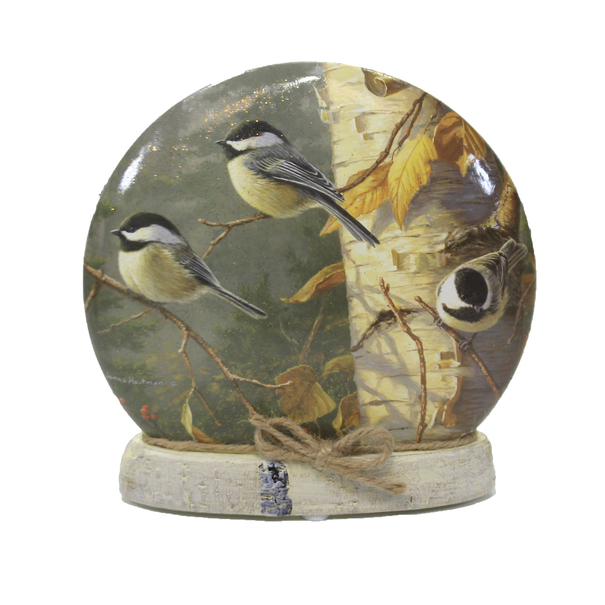 (Sec50005) Seconds Fall Chickadees Small Orb