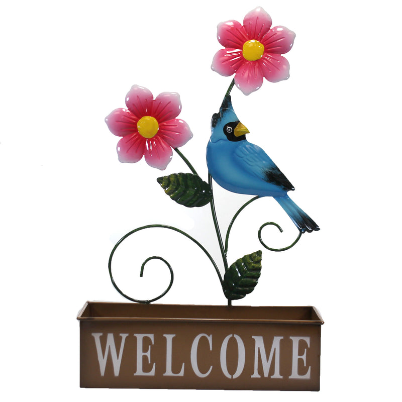 Home & Garden Welcome Flower Planters Set / 2 - - SBKGifts.com