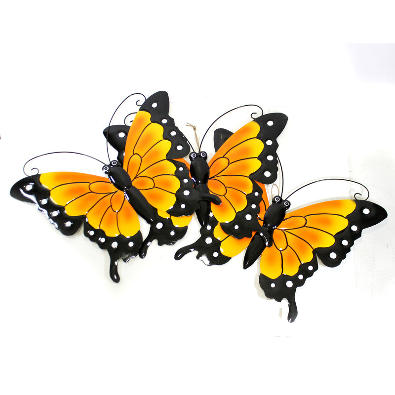 Home & Garden Set / 3 Butterfly Wall Hangings - - SBKGifts.com