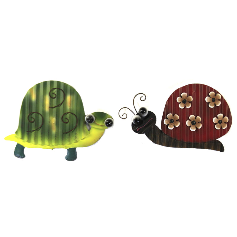 Home & Garden Googly Eye Snail & Turtle Pokes Set2 Yard Stake 30632744*30632741 (50032)