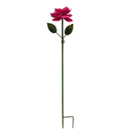 Home & Garden Fuchsia Rose Stake - - SBKGifts.com