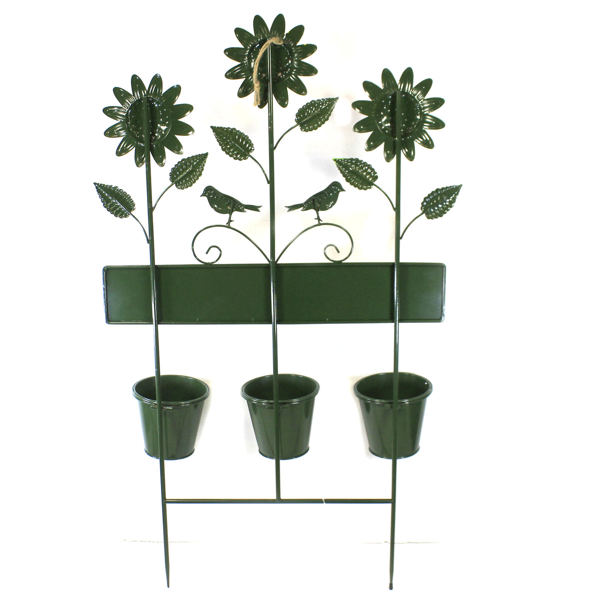Home & Garden Sunflower Welcome W/Pots - - SBKGifts.com