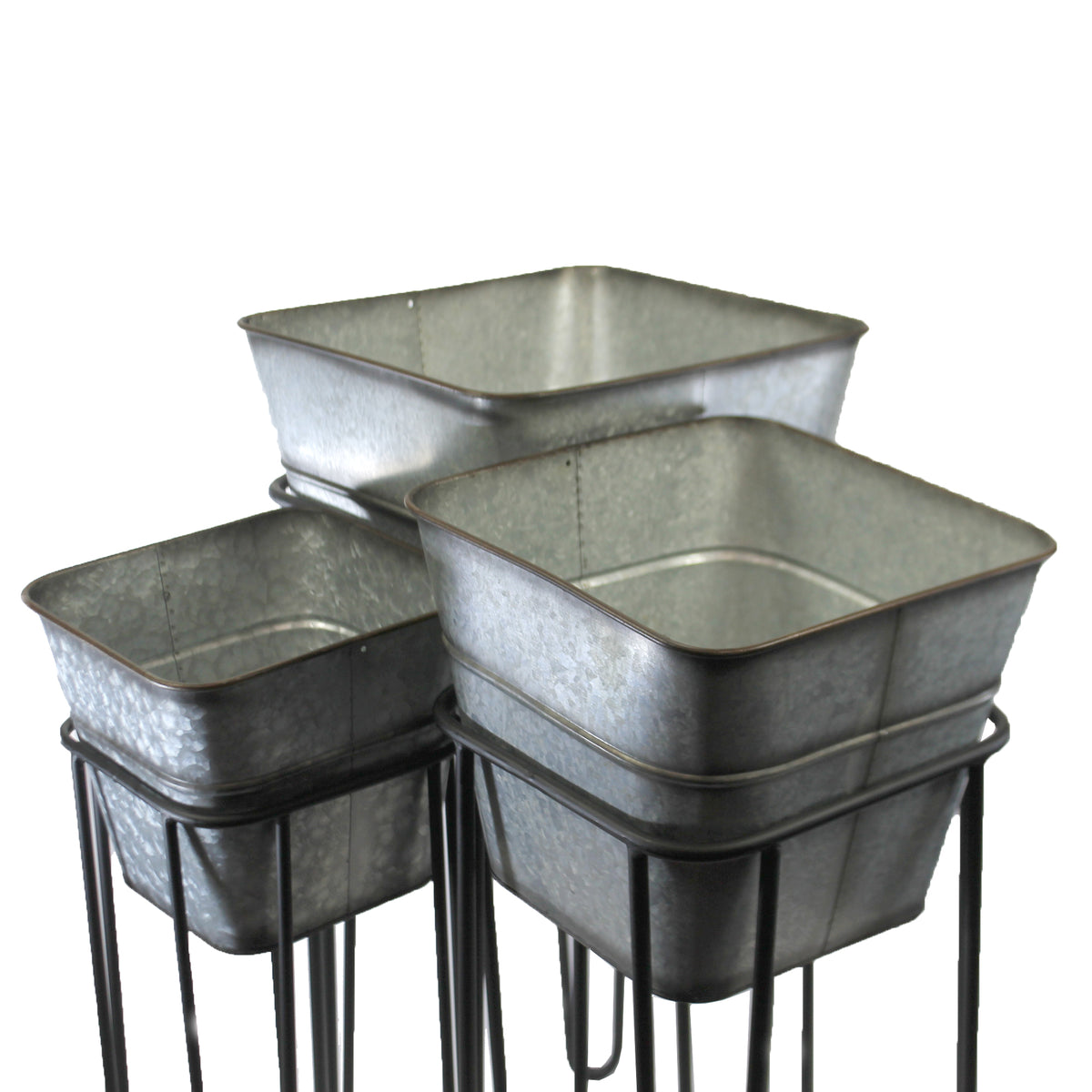 (50092) Square Planter Set