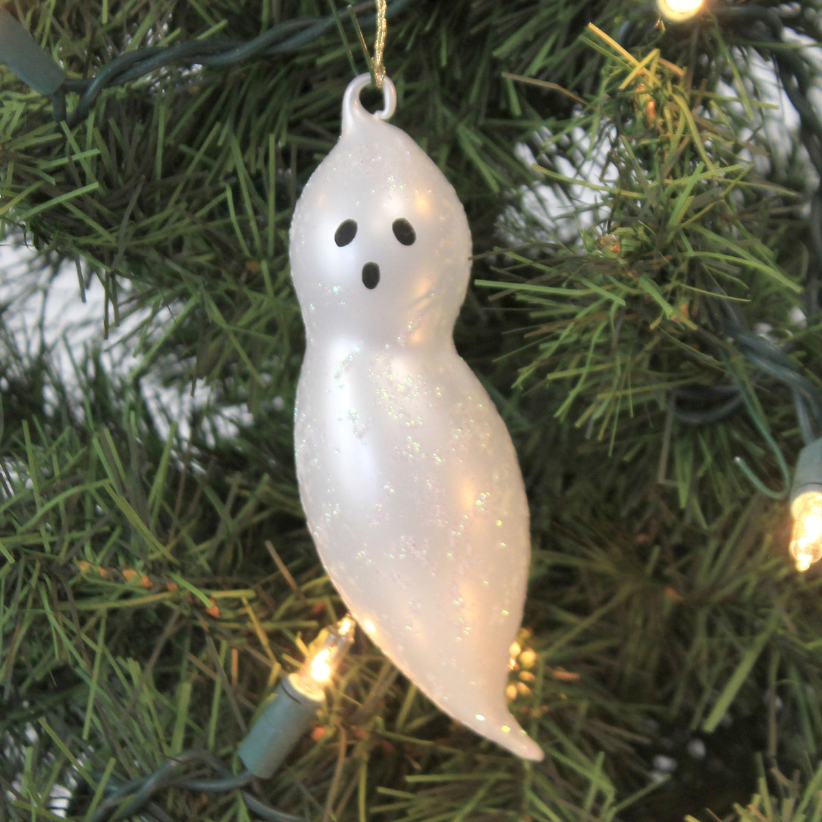 De Carlini Italian Ornaments Jasper The Jolly Ghost - - SBKGifts.com