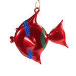 De Carlini Italian Ornaments Angel Fish - 1 Glass Ornament 4 Inch, Glass - Ornament Sea Ocean A5154 (50167)