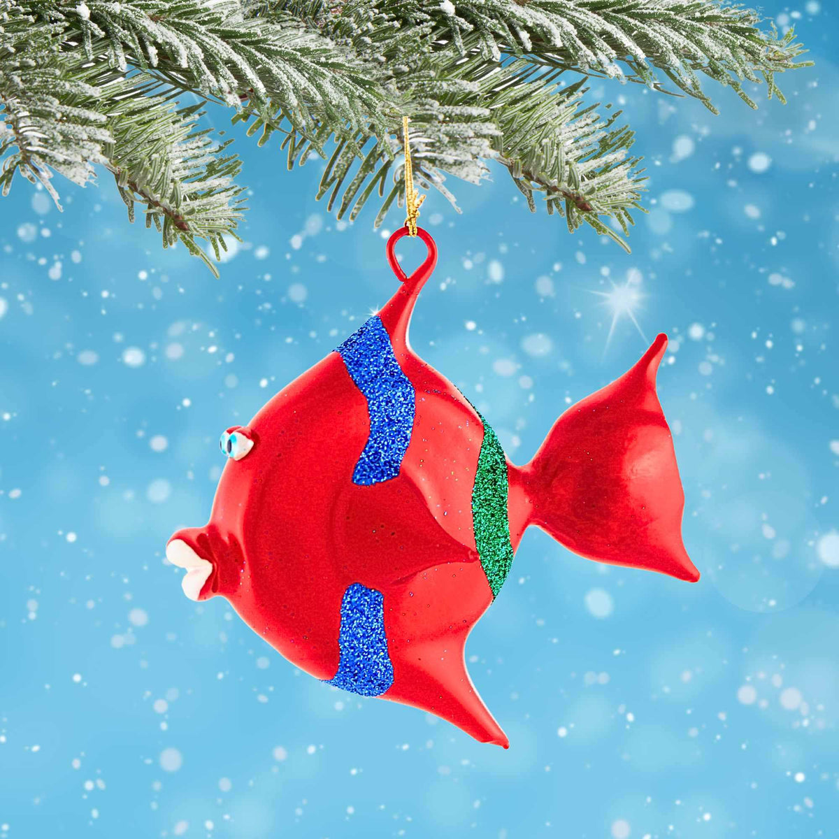 De Carlini Italian Ornaments Angel Fish - - SBKGifts.com