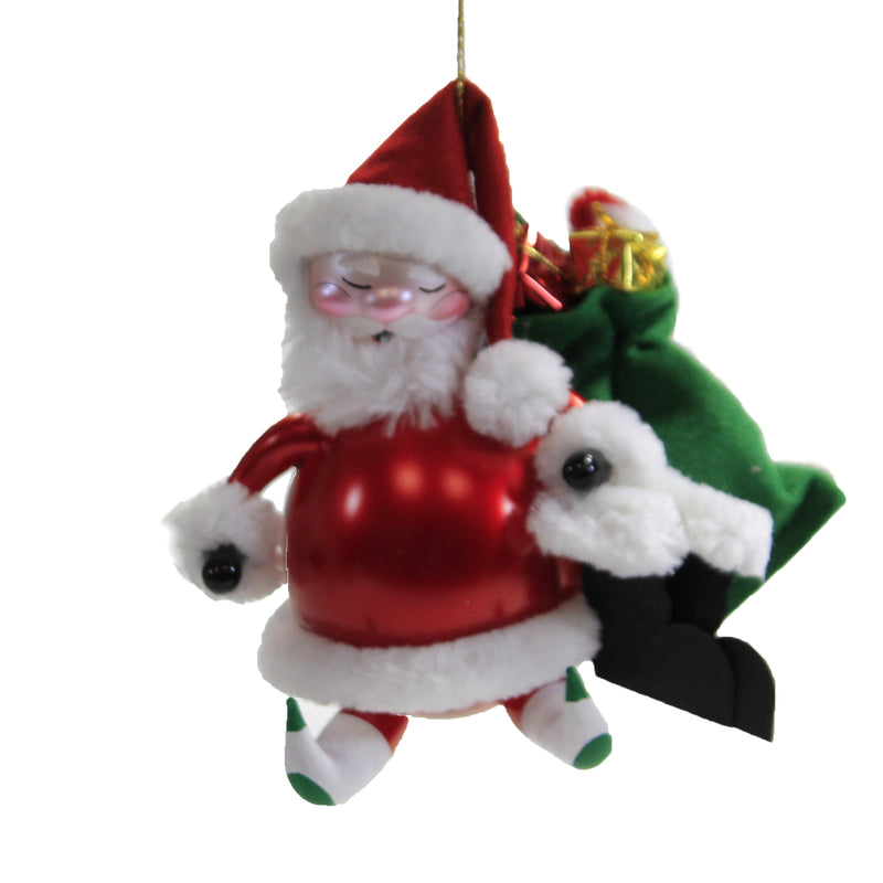 De Carlini Sleepytime Santa Glass Ornament Dec 26Th Bn420 (50170)