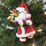 De Carlini Italian Ornaments Traditional Santa & Gift Sack - - SBKGifts.com
