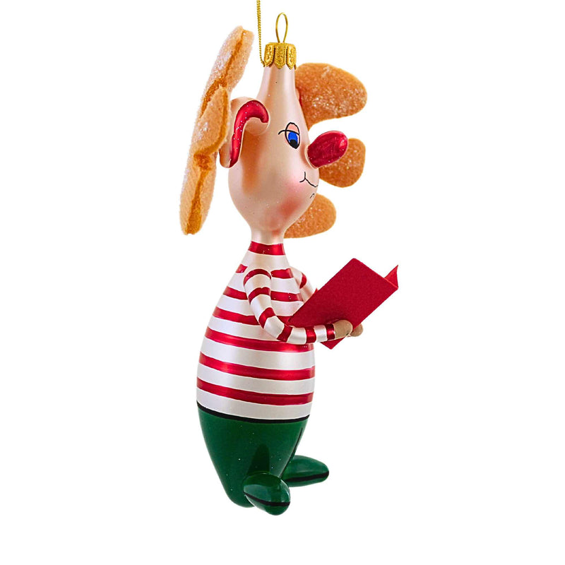 De Carlini Italian Ornaments Choir Reindeer - - SBKGifts.com