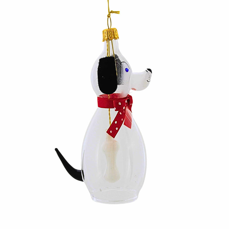 De Carlini Italian Ornaments Little Dog Bell - - SBKGifts.com
