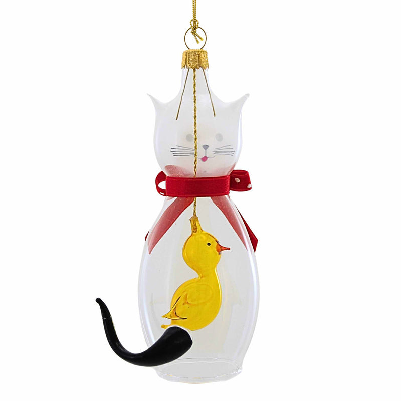 De Carlini Italian Ornaments Little Cat Bell - - SBKGifts.com