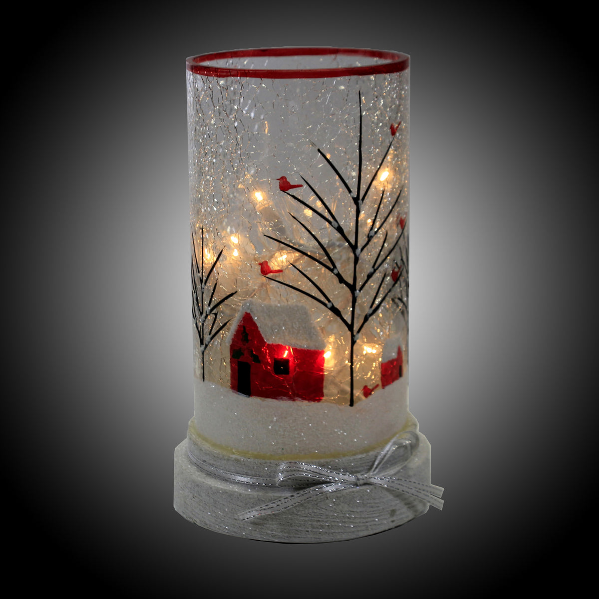 Stony Creek Clearly Winter Hurrican Pre-Lit - - SBKGifts.com