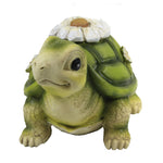 Roman Mini Turtle Painted Critter - One Mini Garden Statue 4 Inch, Polyresin - Landscape Accent 12314 (50252)