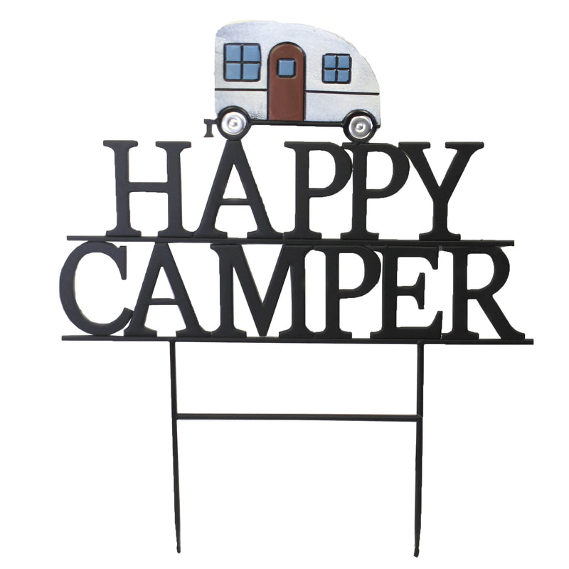 Home & Garden Happy Camper Stake - - SBKGifts.com