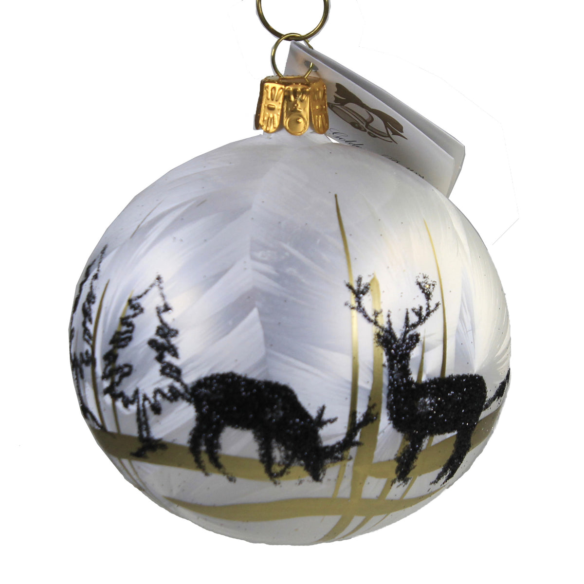(50275) Reindeer In Winter's Snowfall