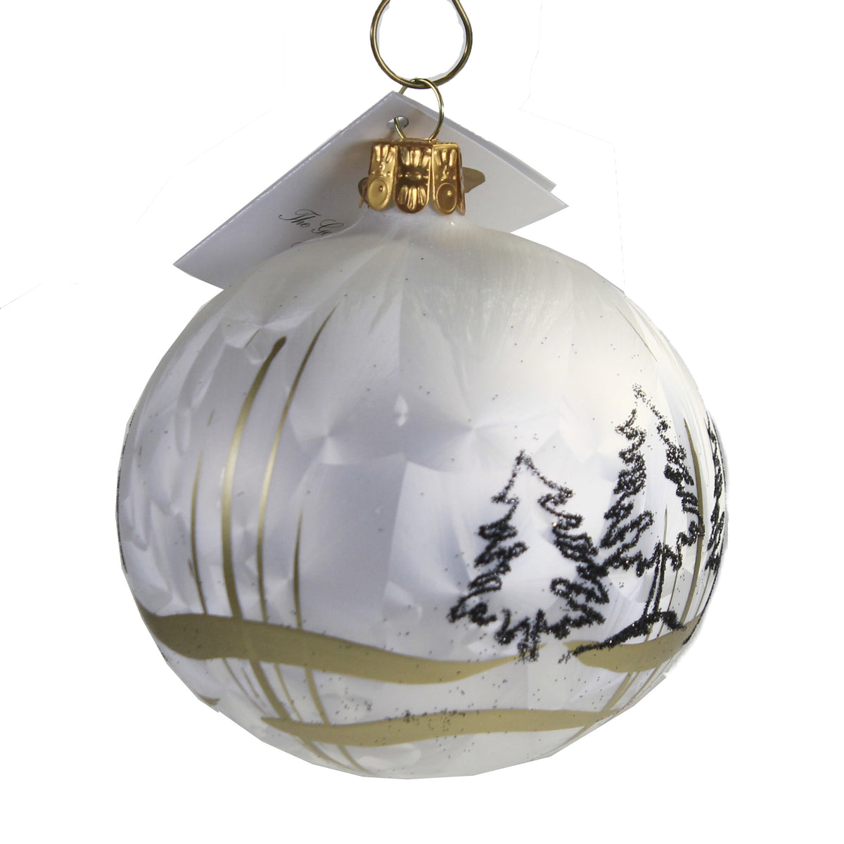 Golden Bell Collection Reindeer In Winter's Snowfall - - SBKGifts.com