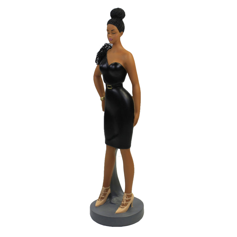 Black Art Fearless Figurine. Polyresin Sister Friends Collection Fsf01