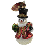 Christopher Radko Royal Gift Giving Snowman Ornament Top Hat Christmas 1019836 (50386)