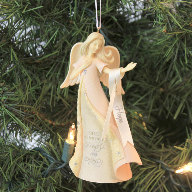 Foundations Breast Cancer Ornament - - SBKGifts.com