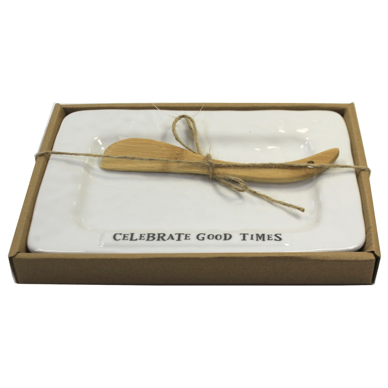 Tabletop Celebrate Good Times Plate - - SBKGifts.com