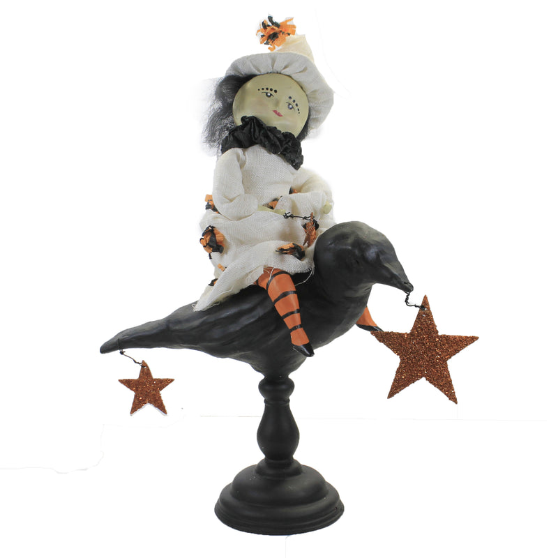 Dee Foust-Harvey Kallie's Crow Polyresin Halloween Witch 81029